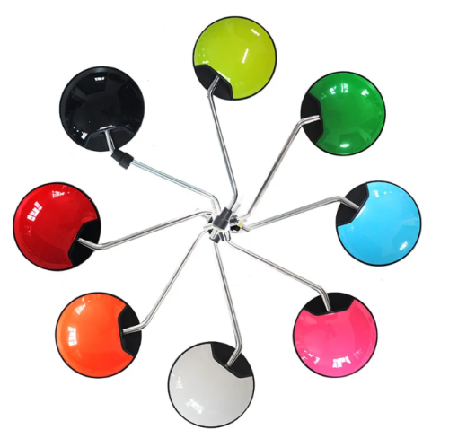 Two Wheel Multi Color Rearview Mirror